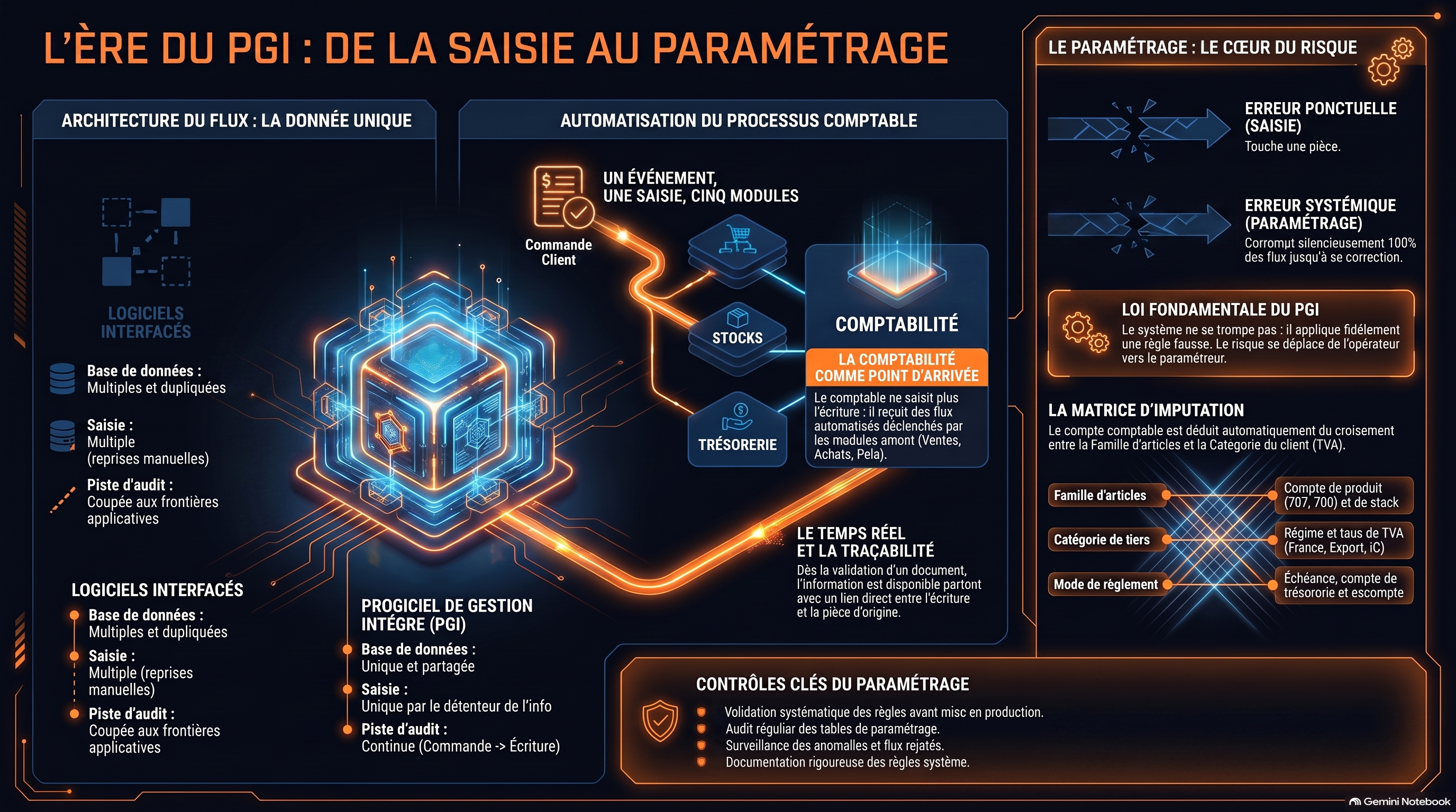 Le progiciel de gestion intégré et l'intégration des traitements