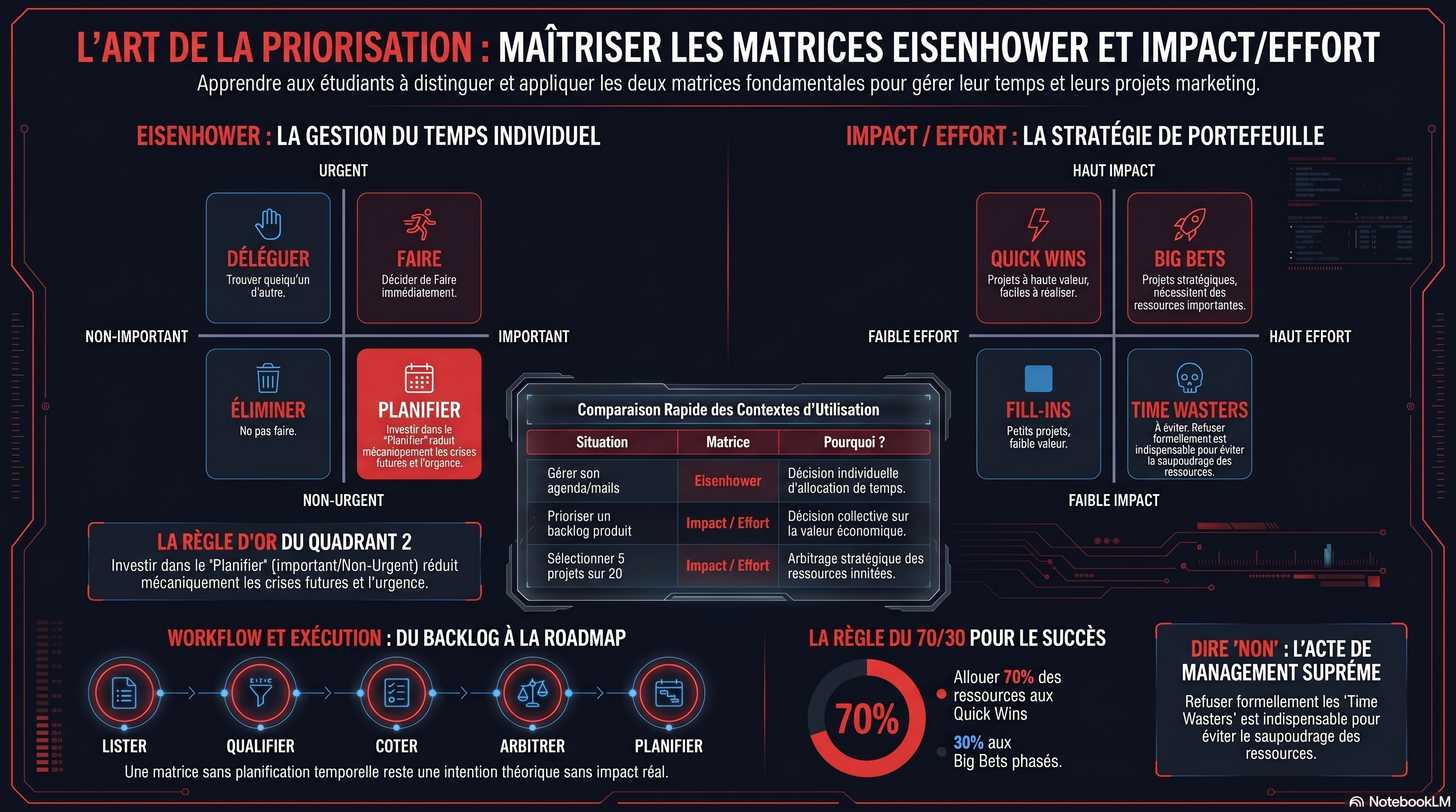 Matrice Eisenhower et ImpactEffort