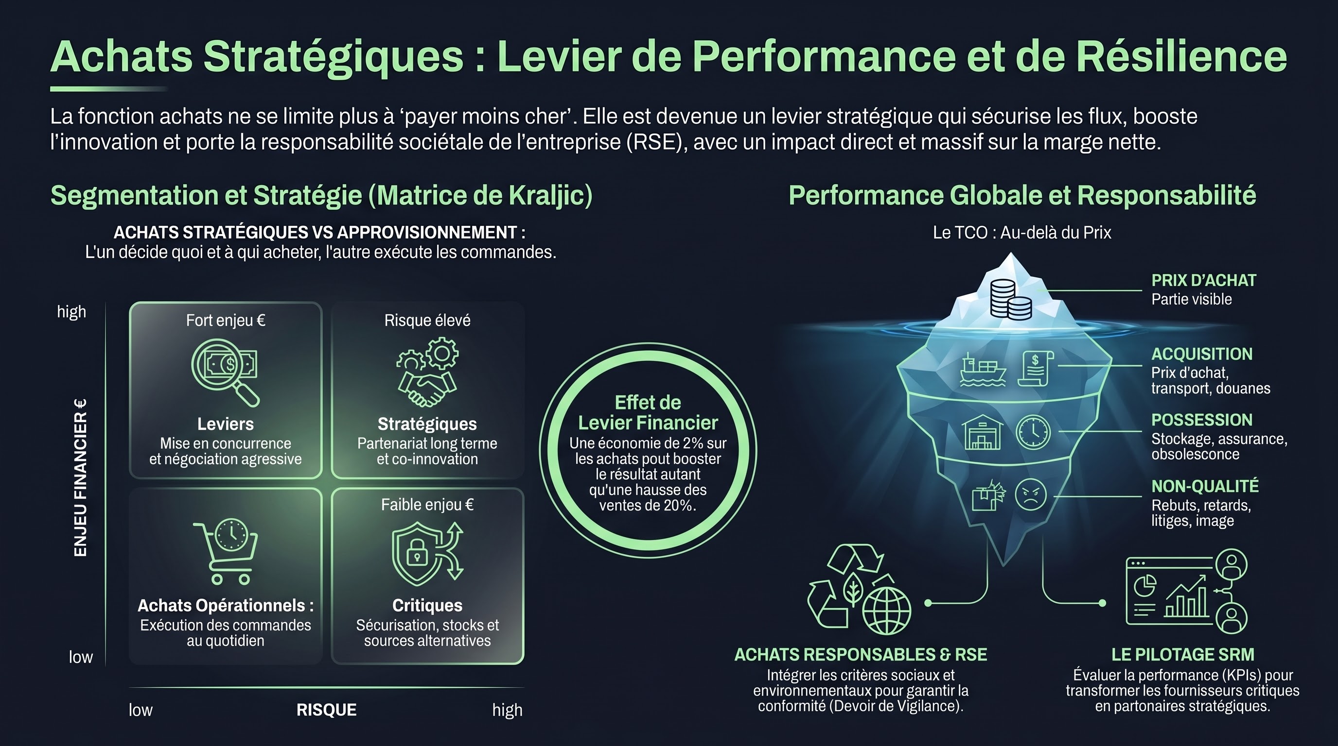 Achats stratégiques et sourcing responsable