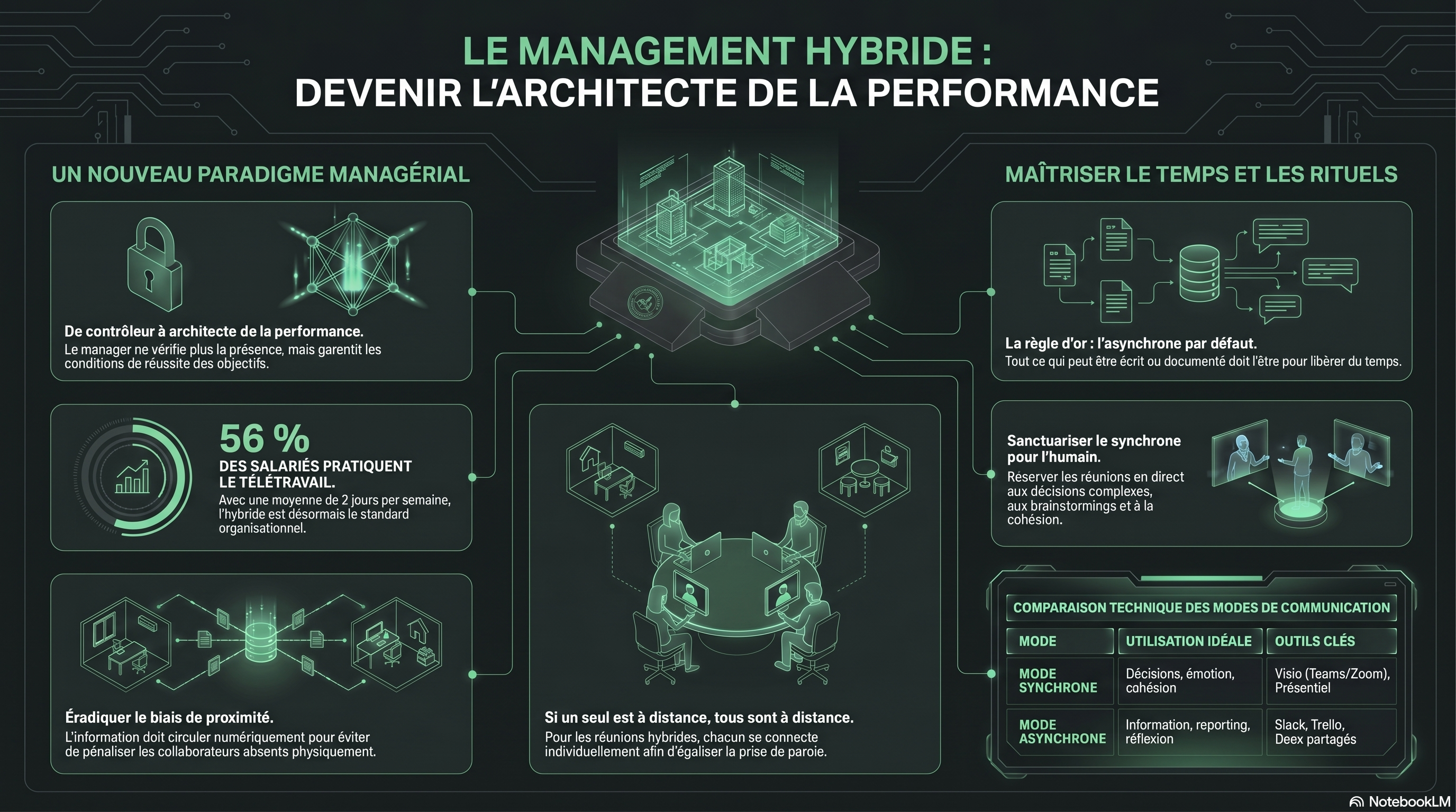 Manager en télétravail et en mode hybride