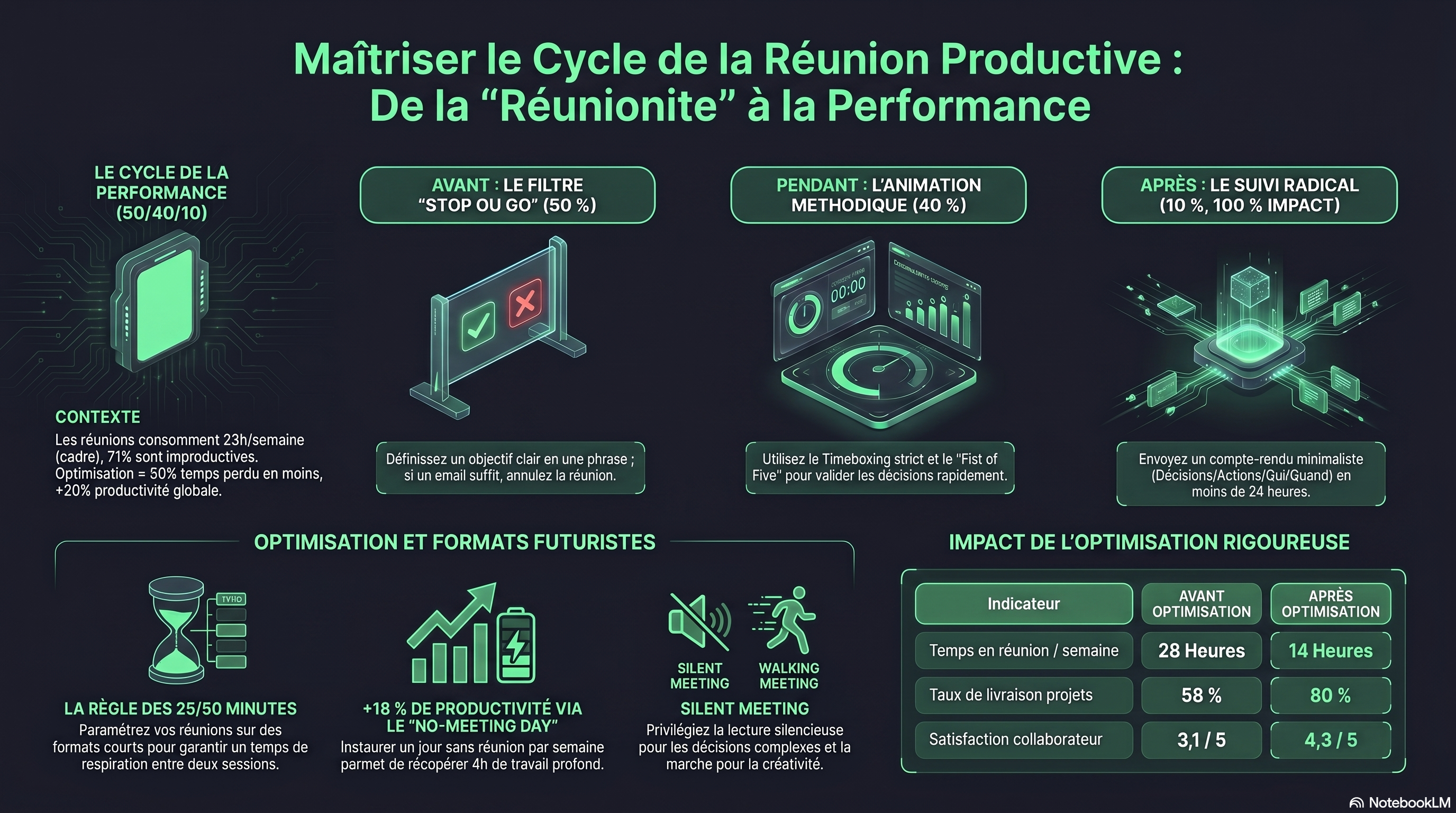 La gestion des réunions efficaces