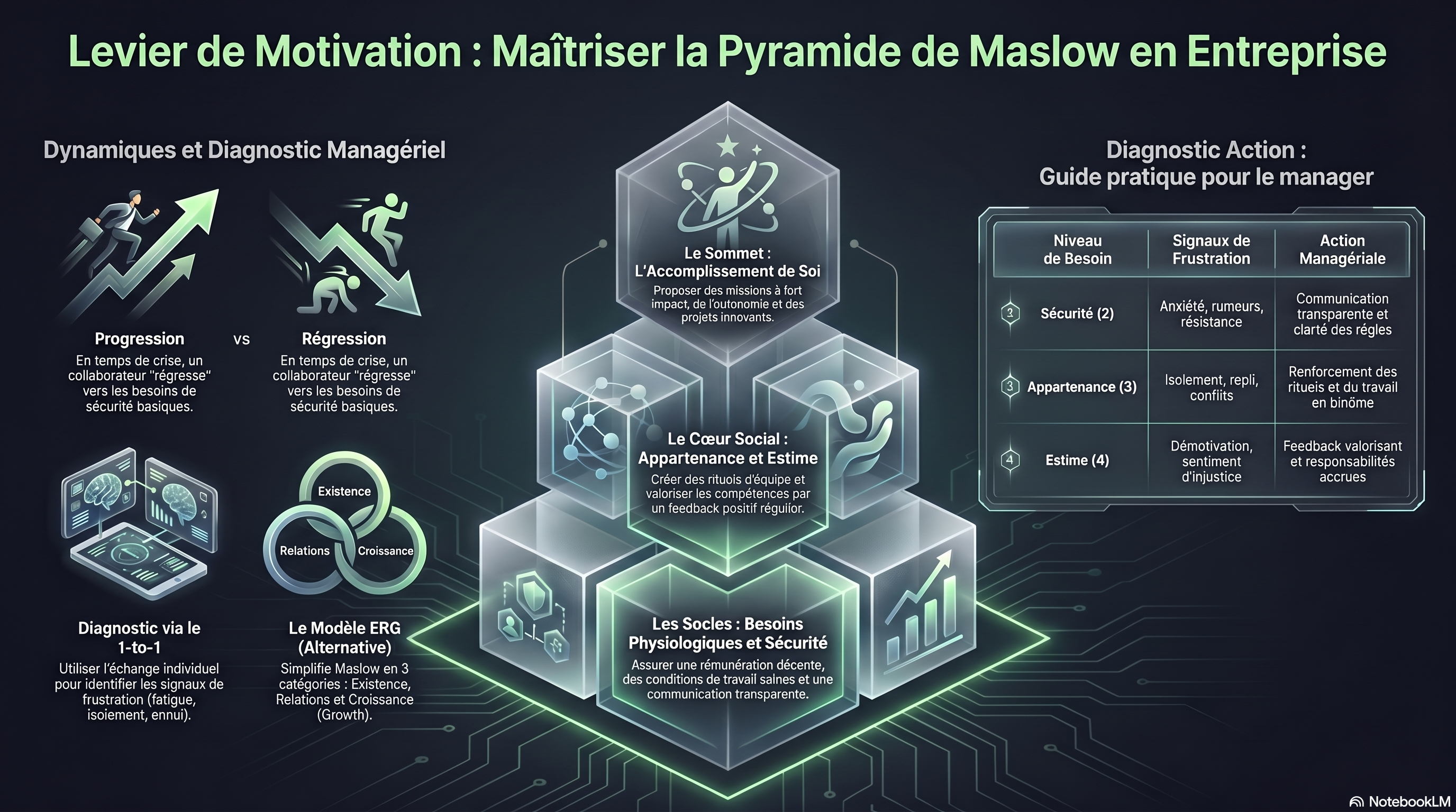Maslow la pyramide des besoins (1943)