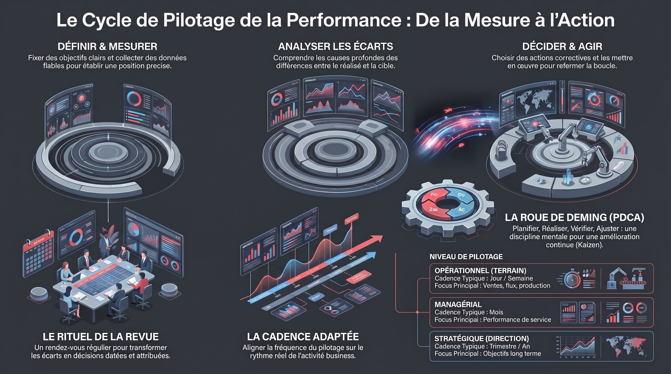 Le cycle de pilotage de la performance