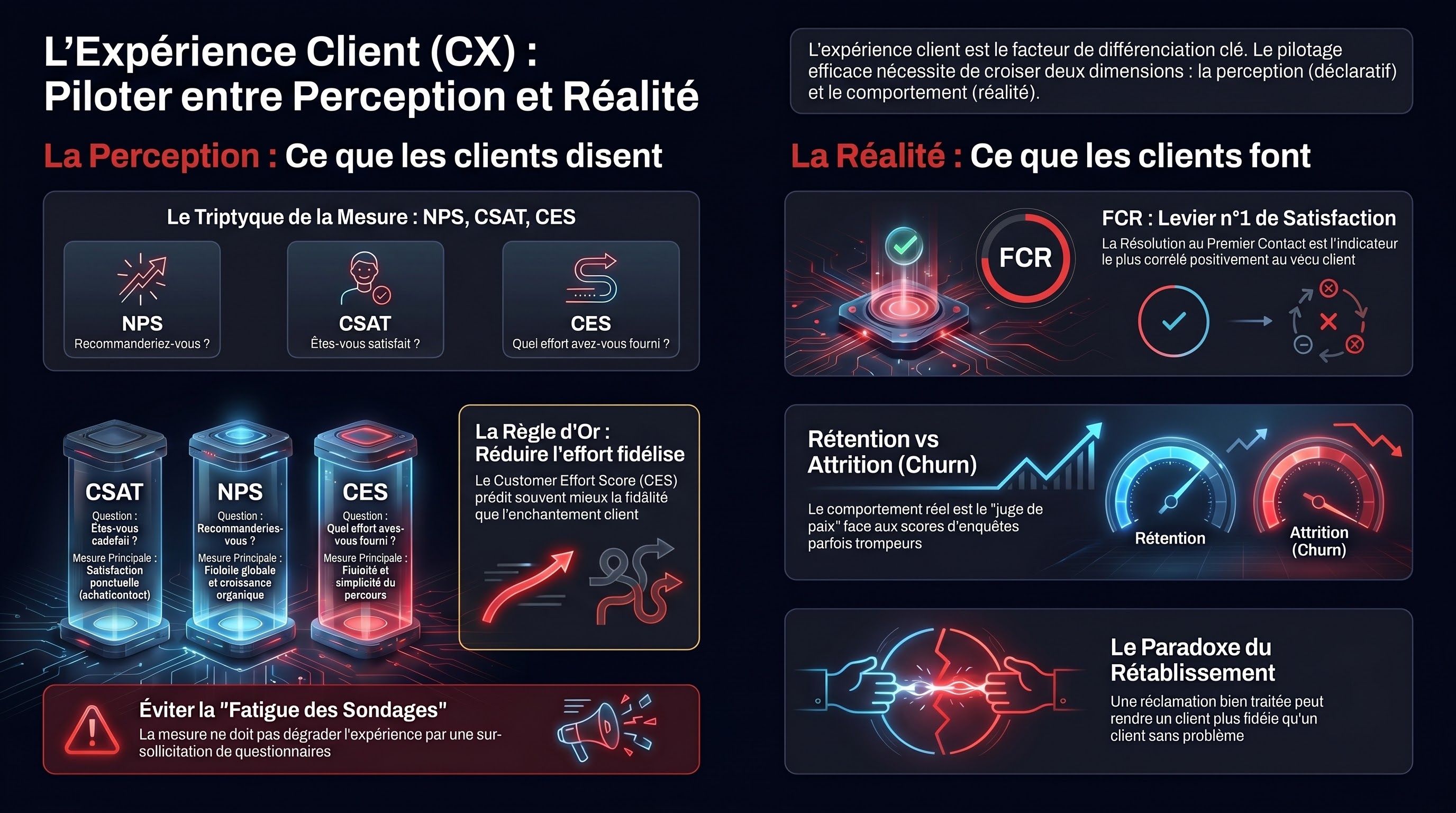 Les KPI expérience client