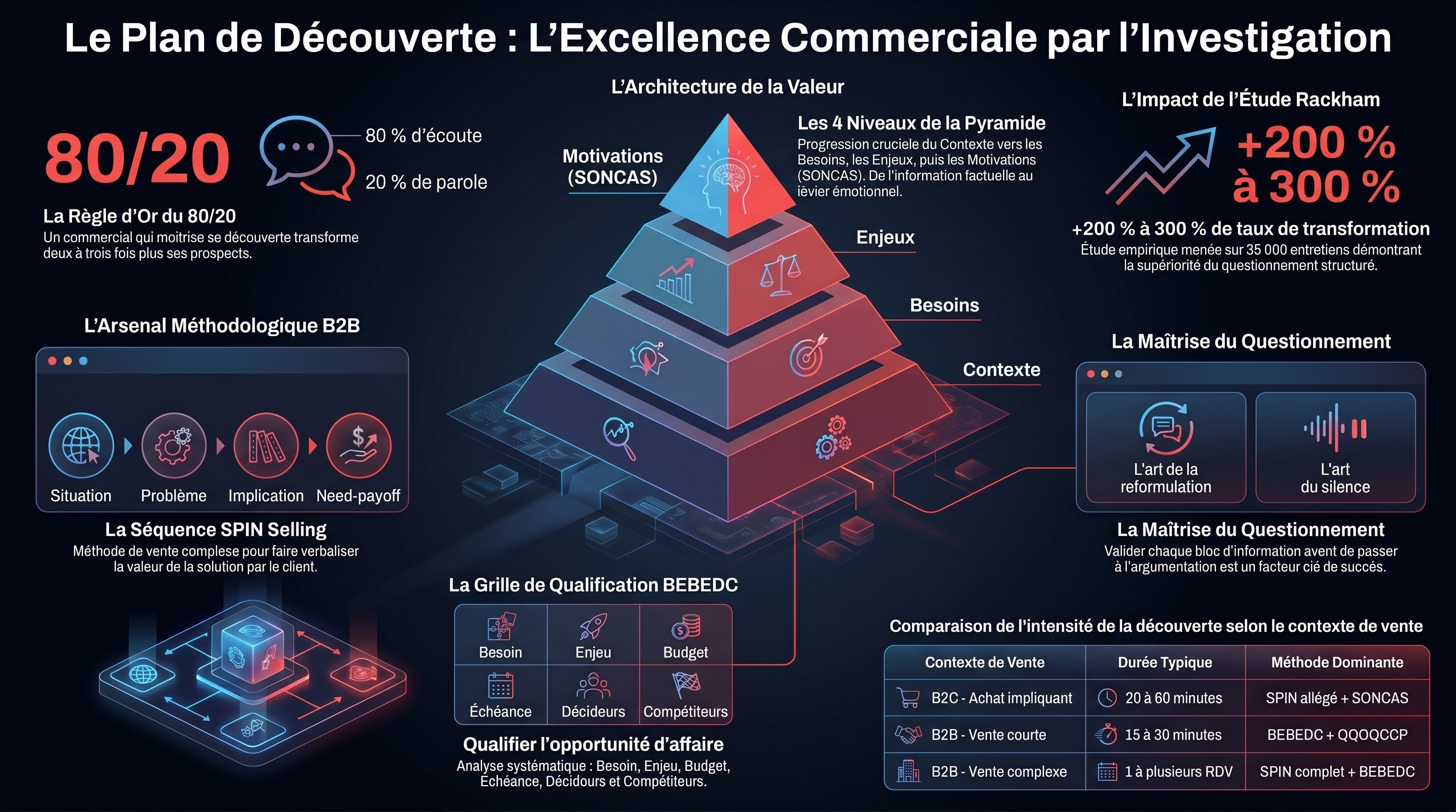 Le plan de découverte et l'entonnoir de vente