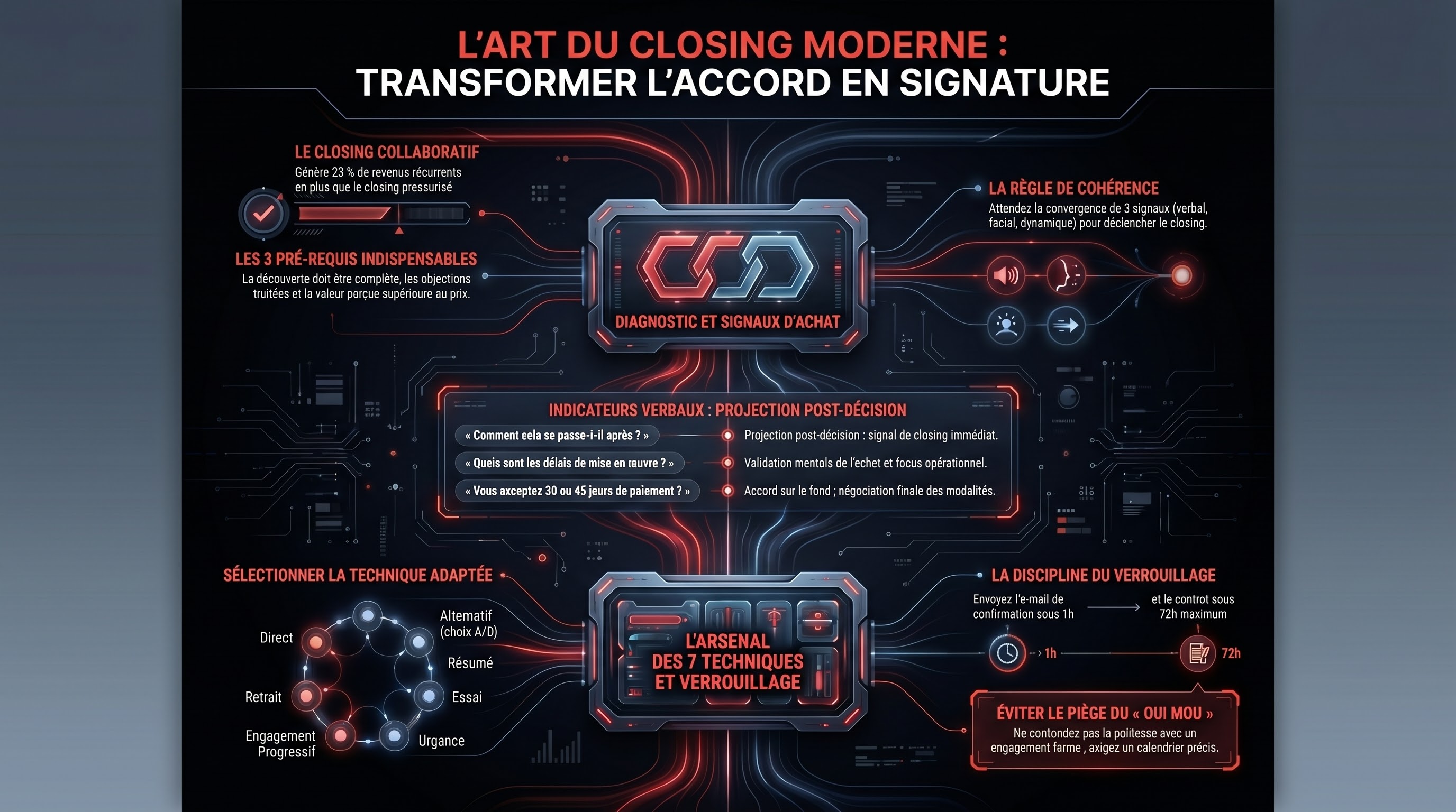 Les techniques de closing