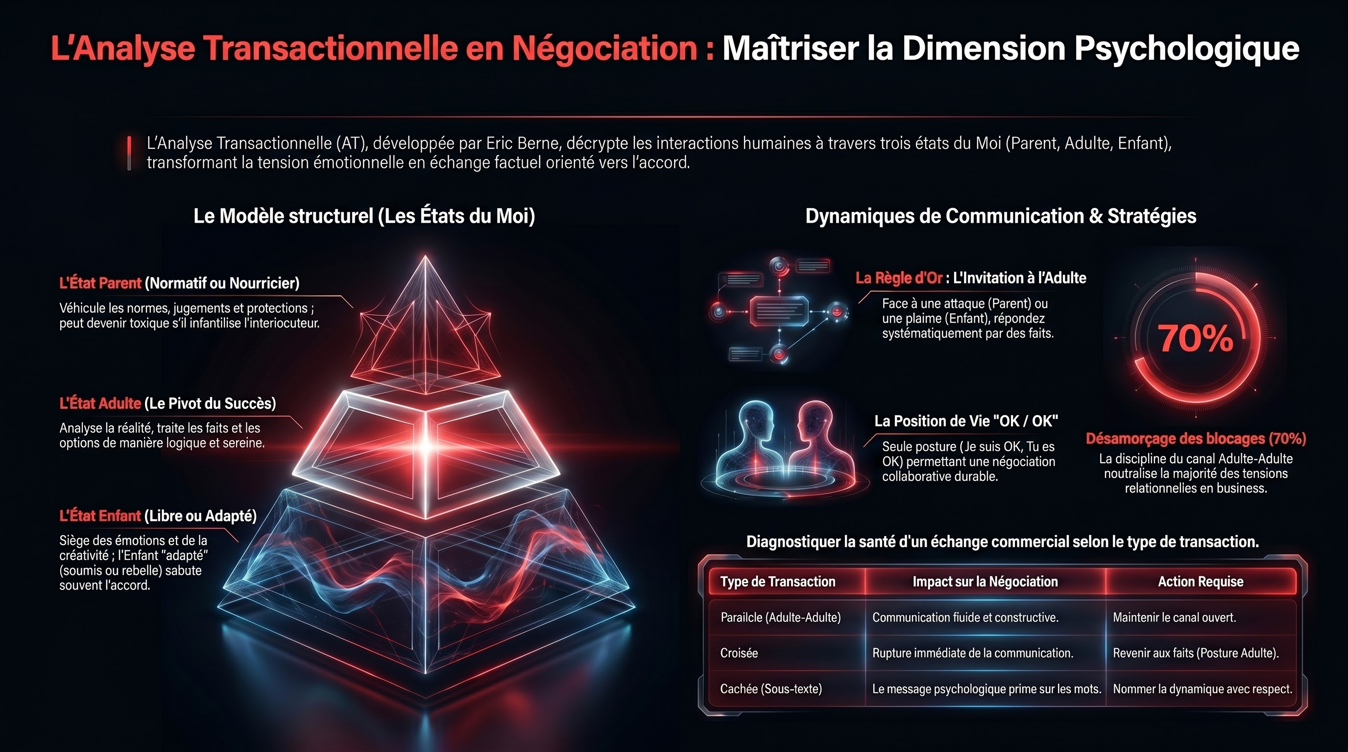 L'analyse transactionnelle en négociation