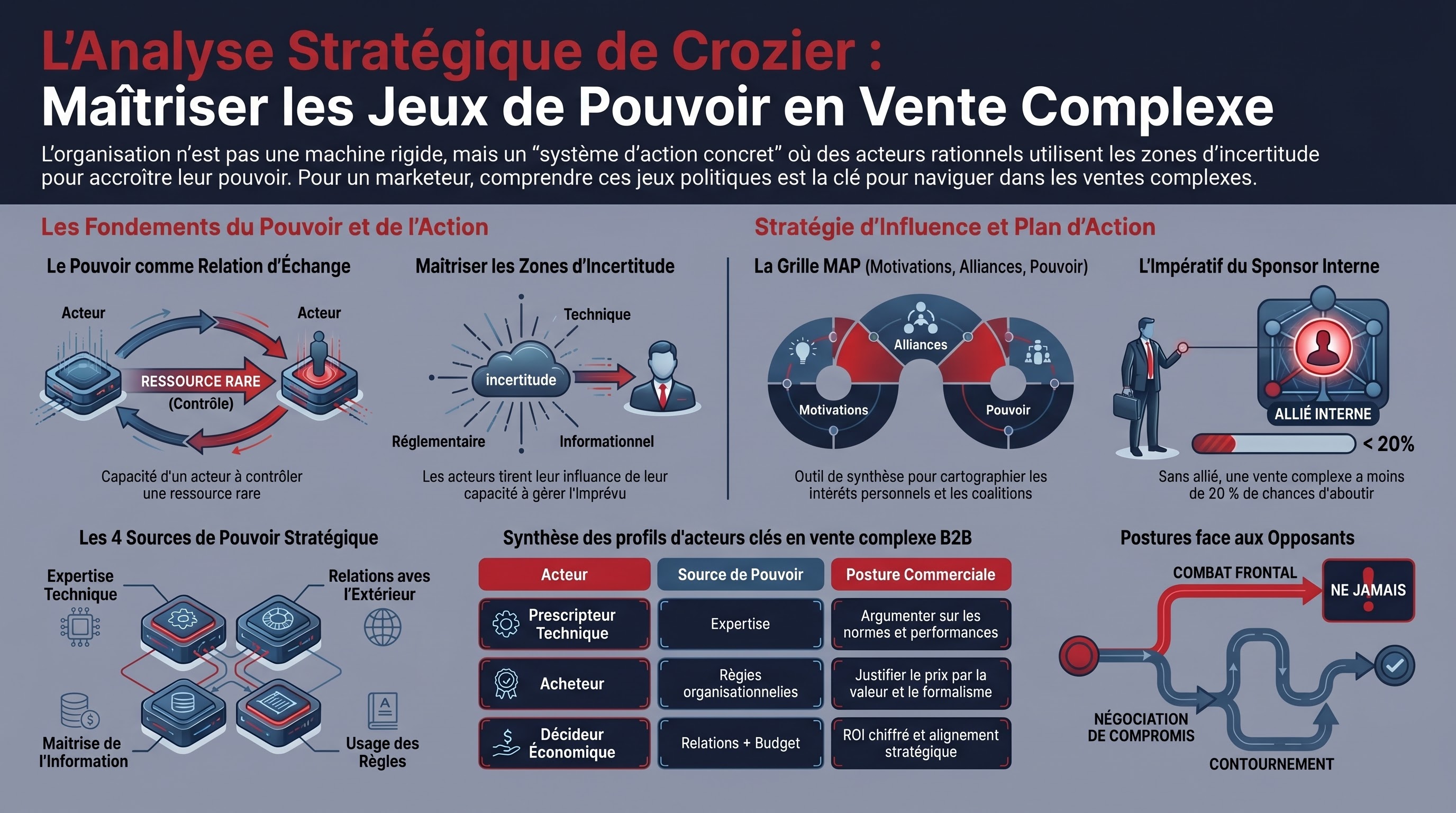 La théorie de Crozier et les jeux de pouvoir