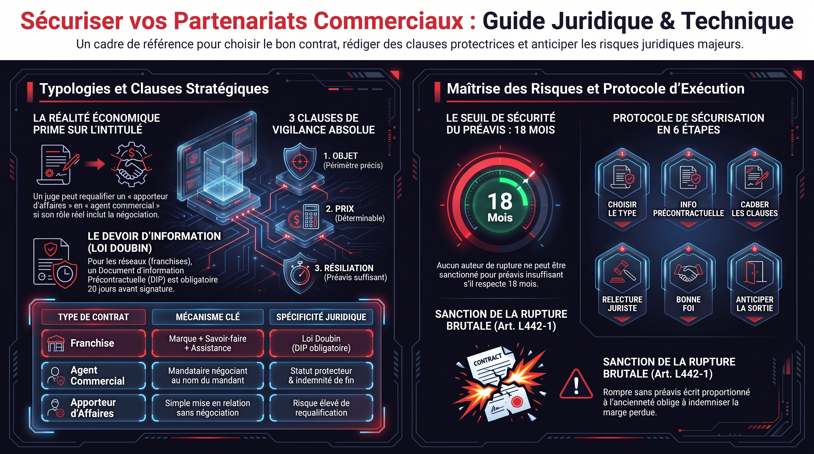 Infographie RC 4.06 — Les contrats et accords de partenariat commercial