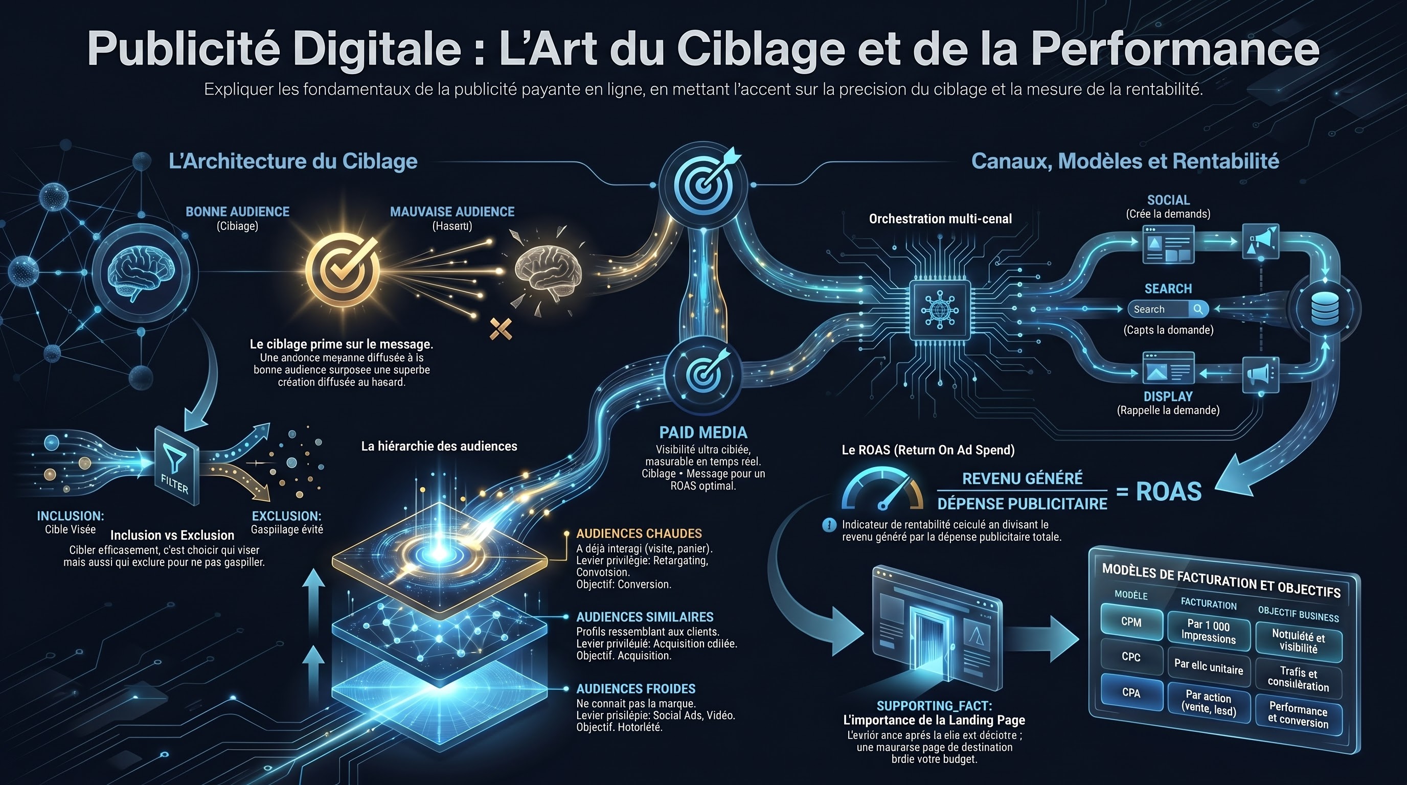 Publicité digitale (Social Ads, display et retargeting)