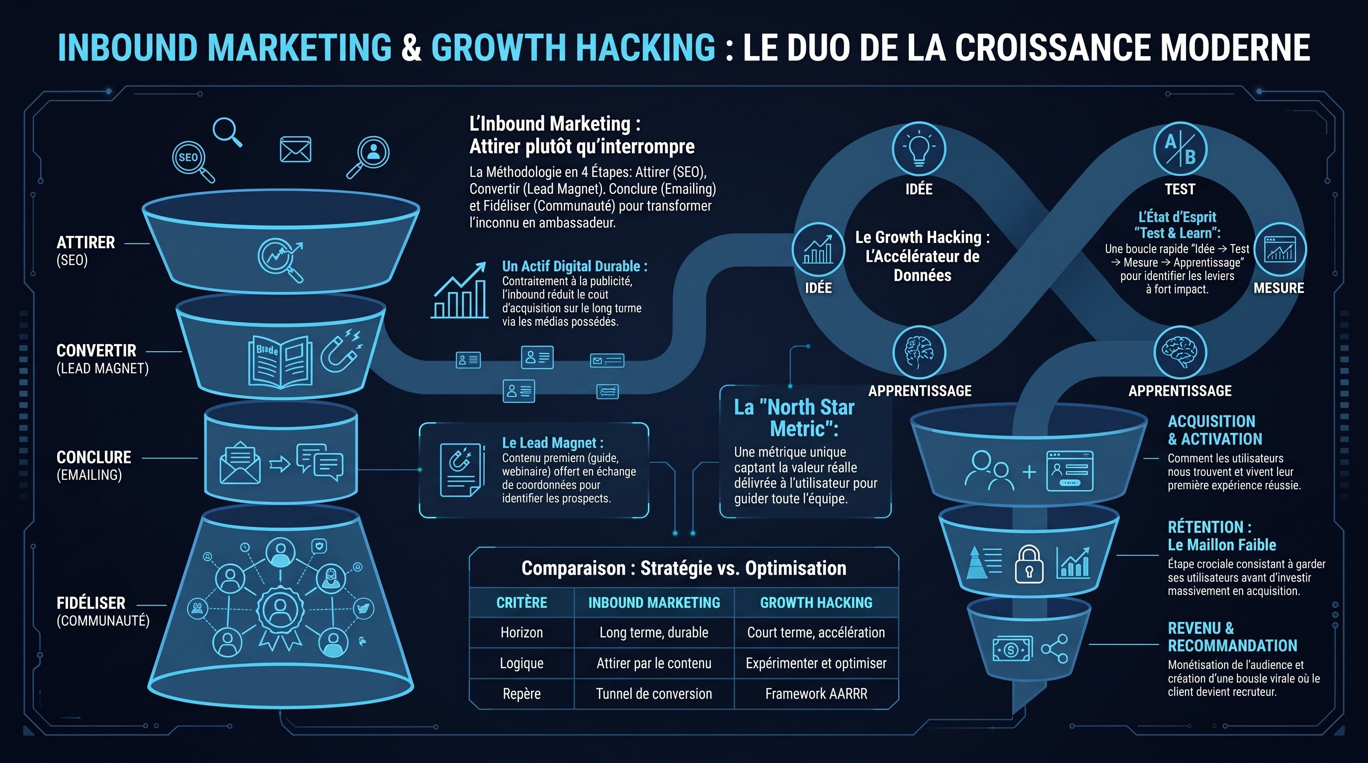 Inbound marketing et growth hacking