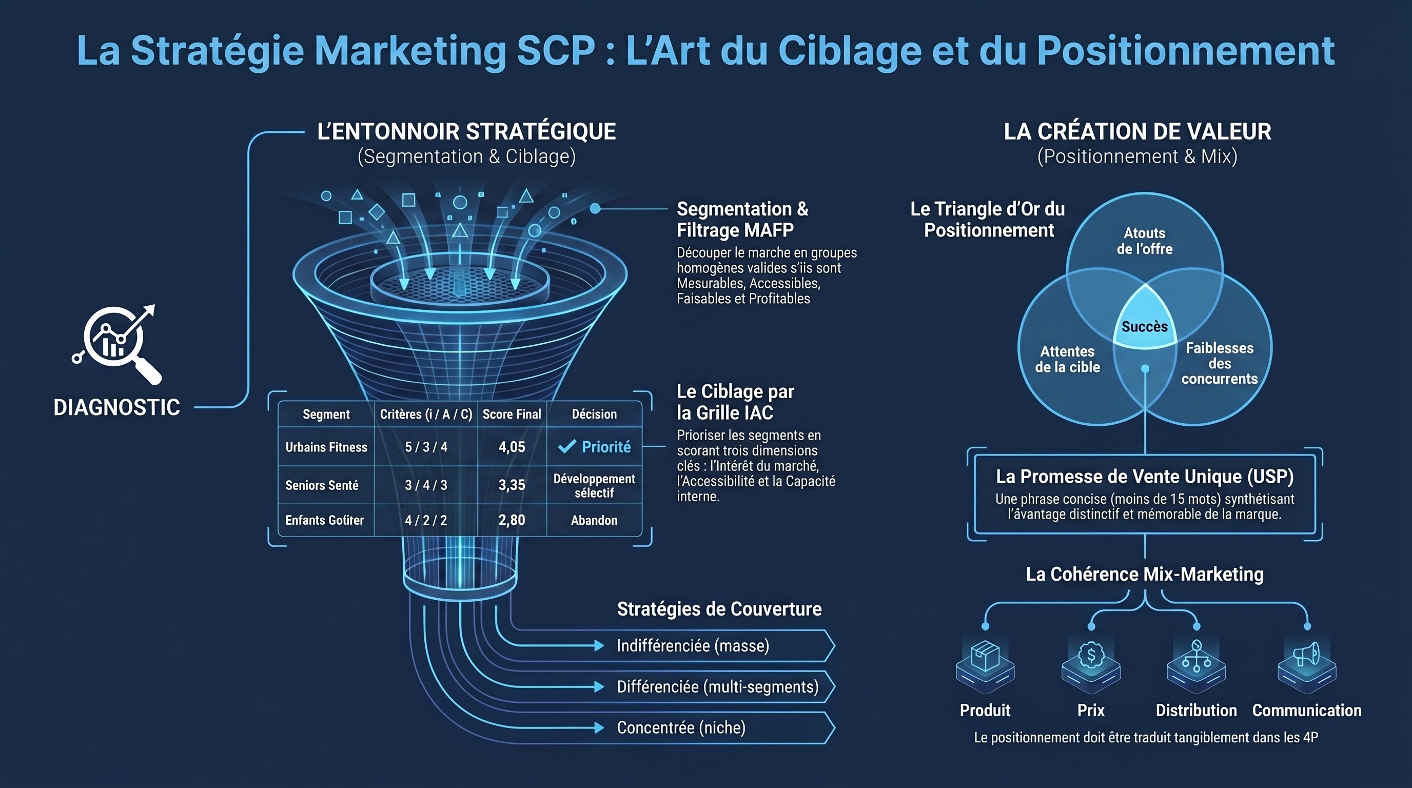 La démarche stratégique marketing (SCP)