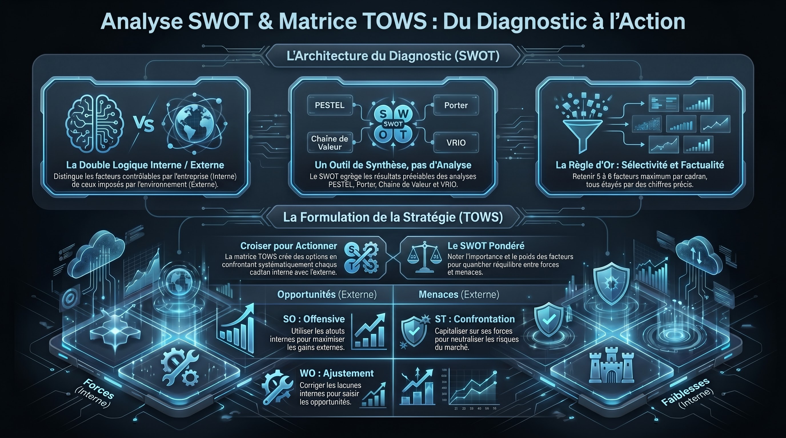 L'analyse SWOT et la matrice TOWS
