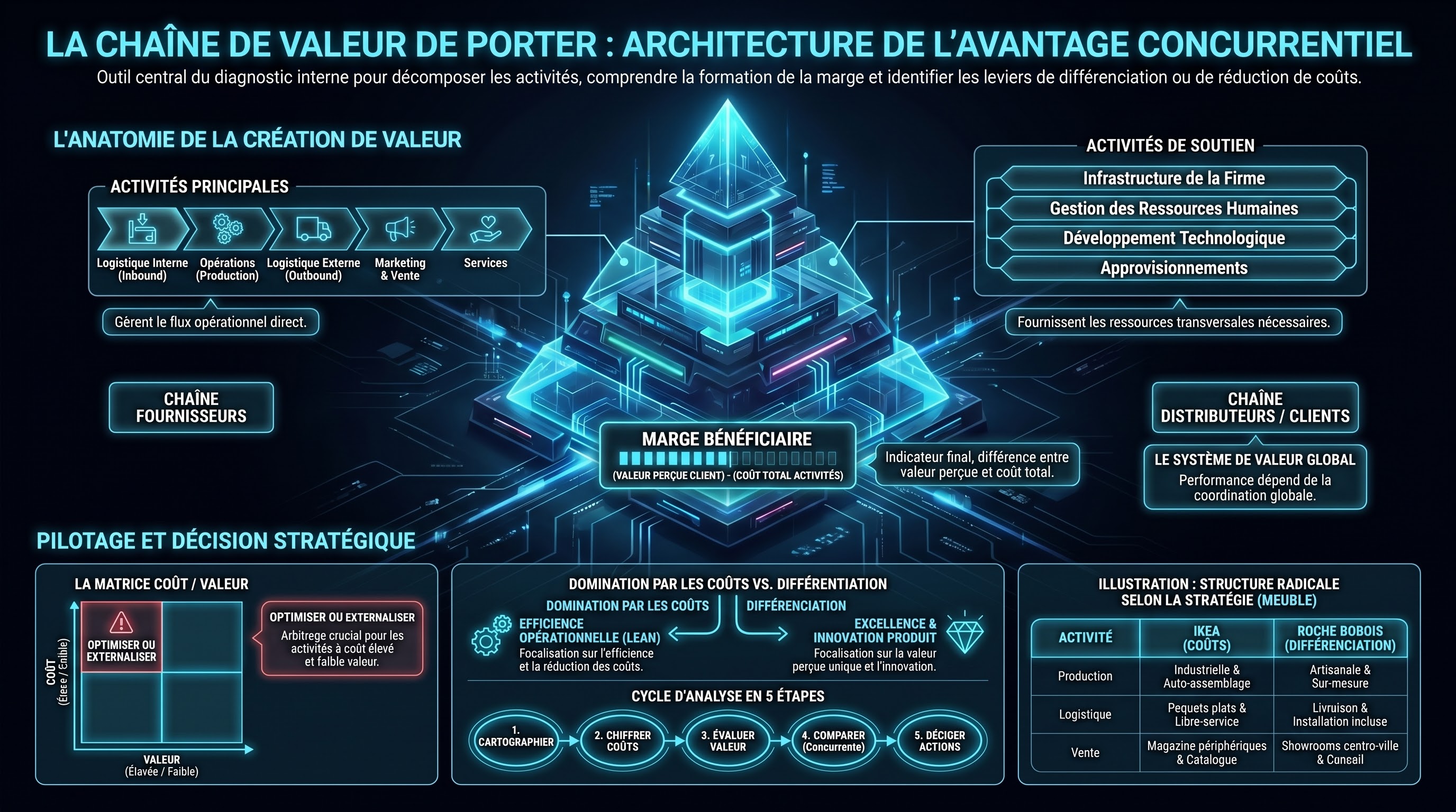 La chaîne de valeur de Porter