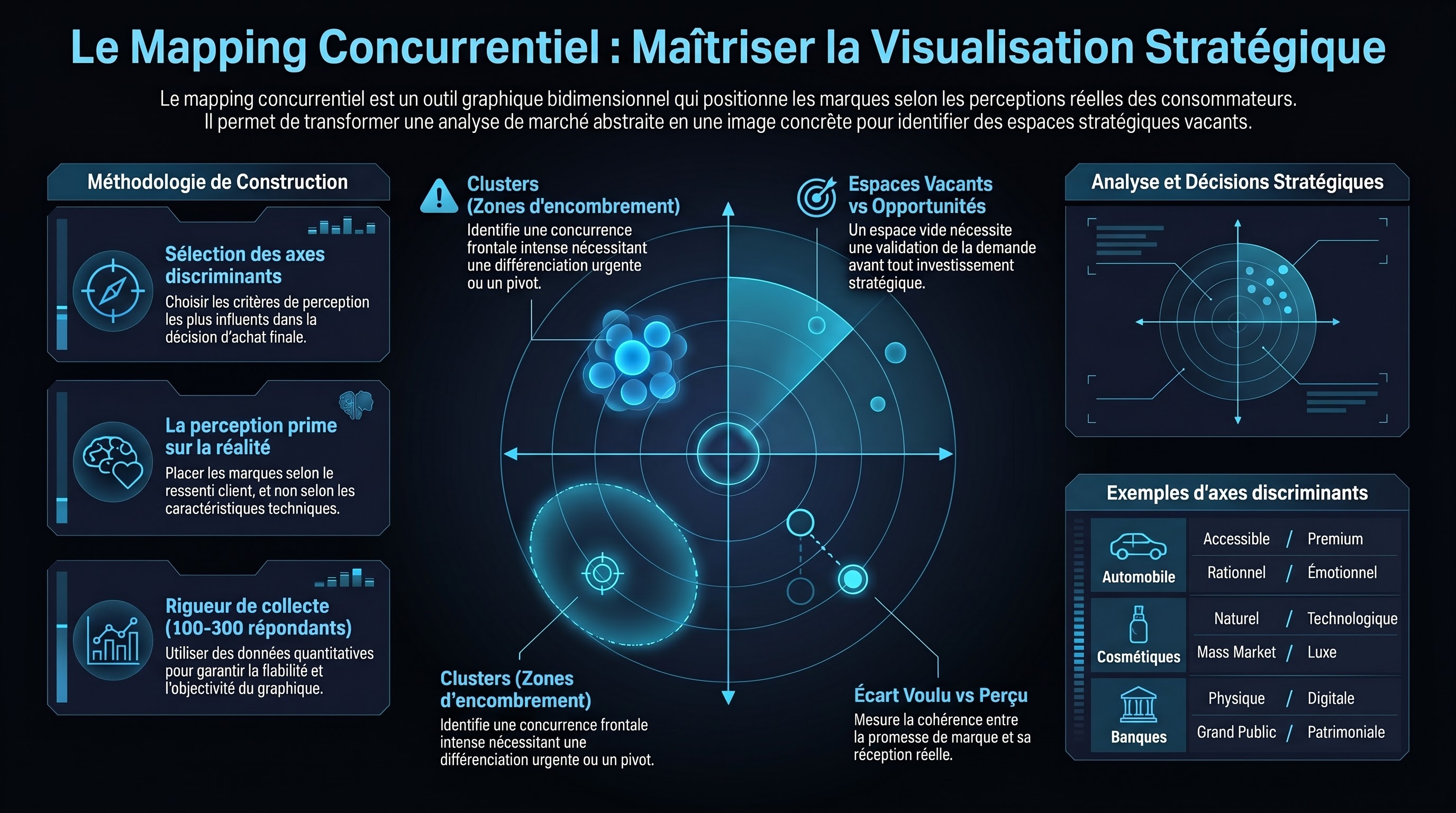 Le mapping concurrentiel (carte perceptuelle)