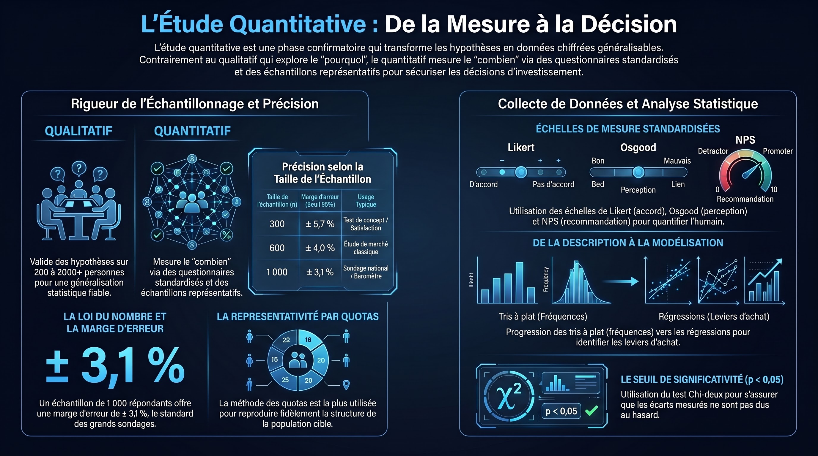 L'étude quantitative