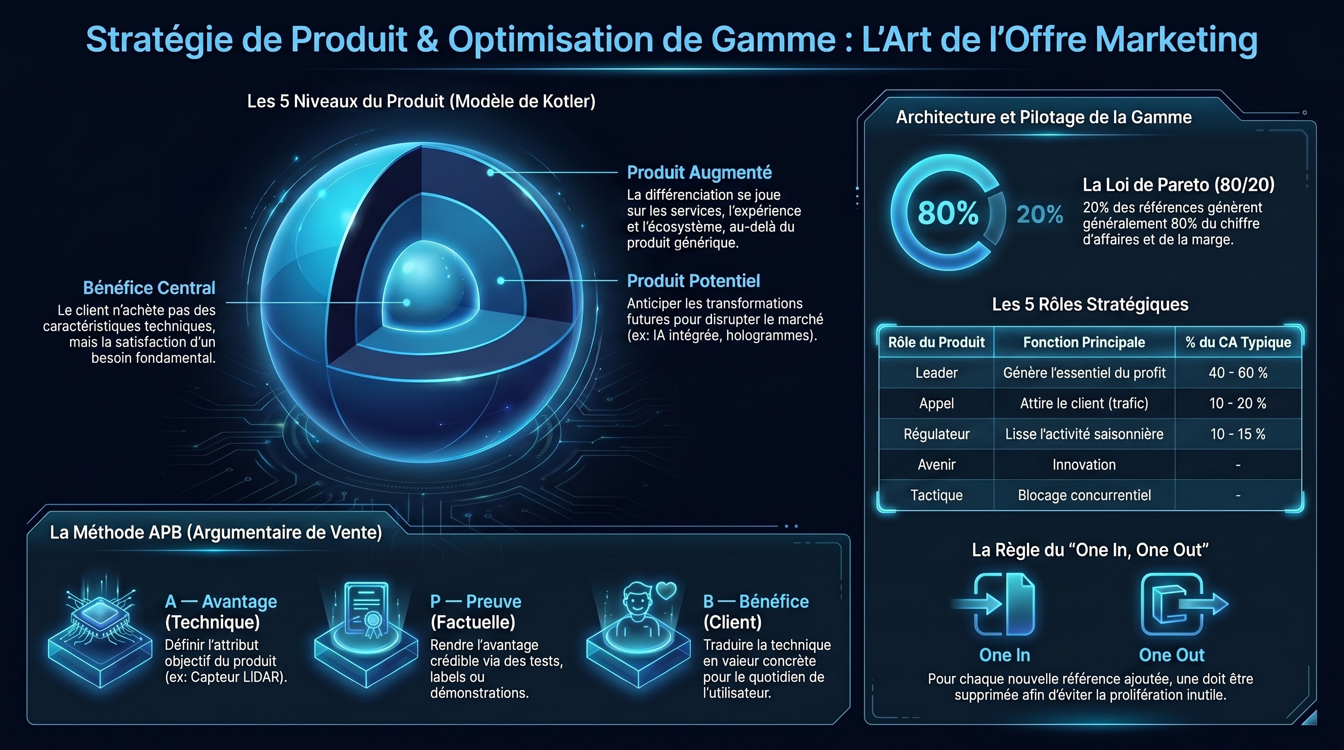 La politique produit et les gammes