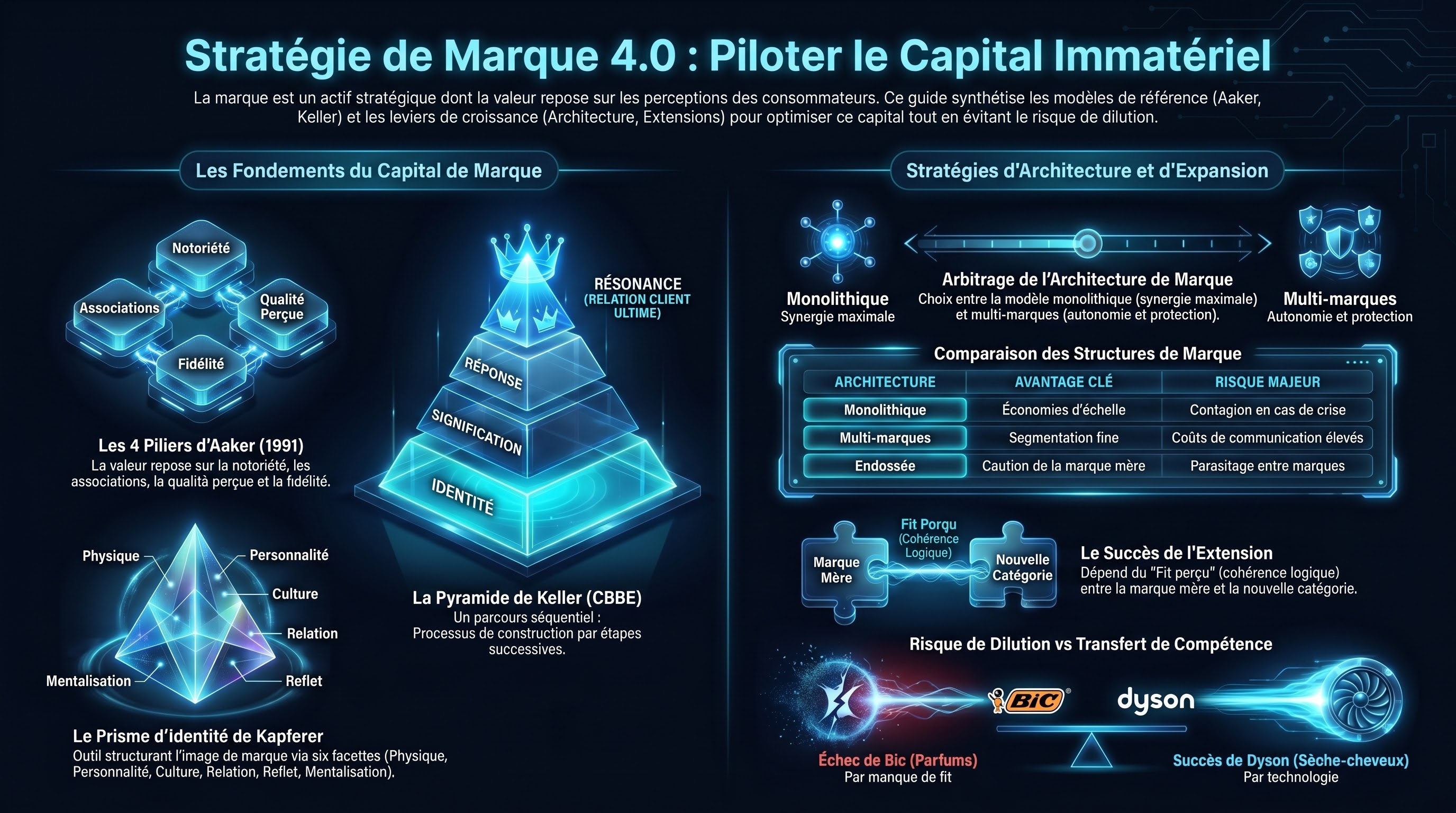 La marque capital, architecture et extensions