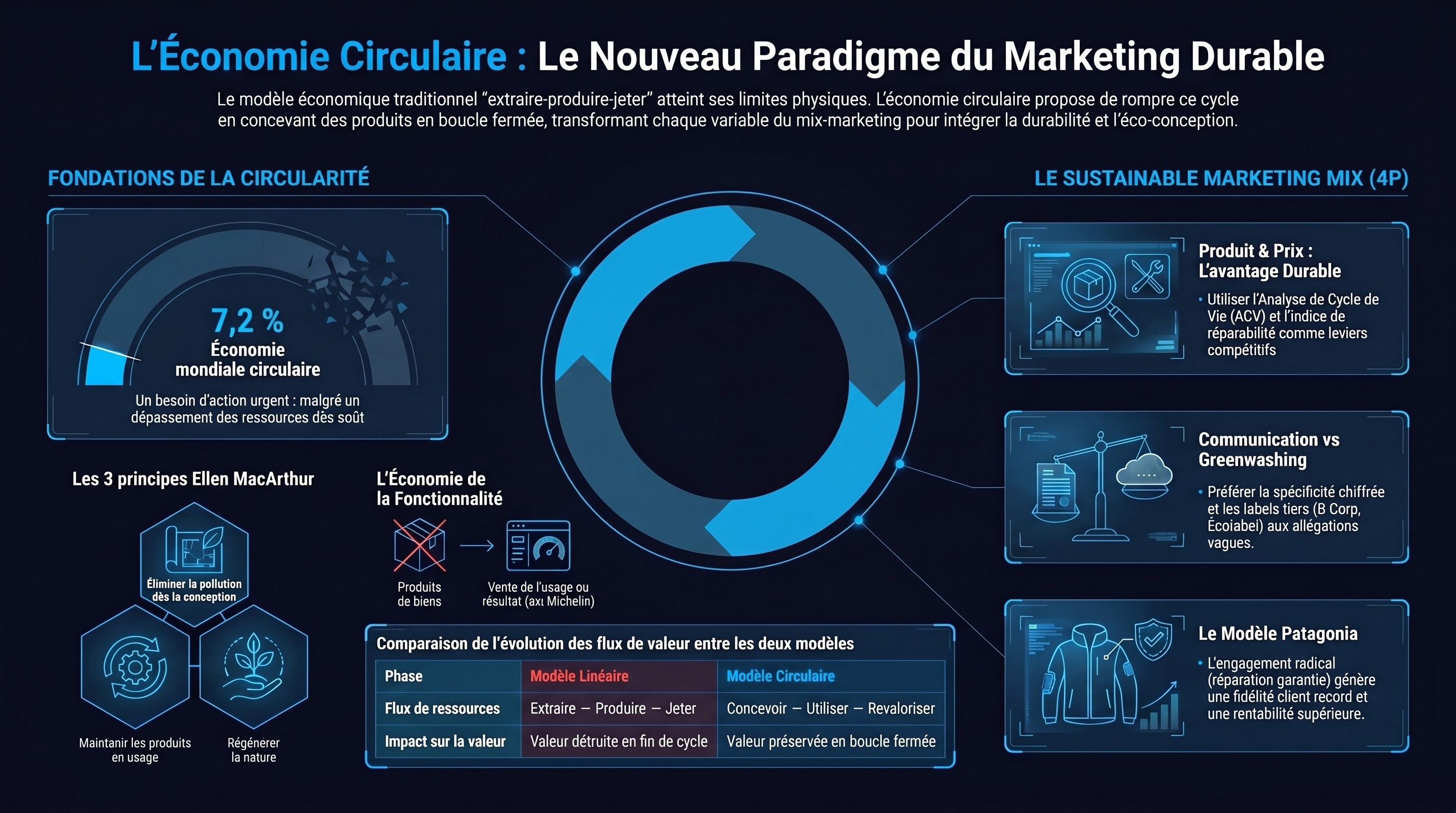 L'économie circulaire et le marketing durable