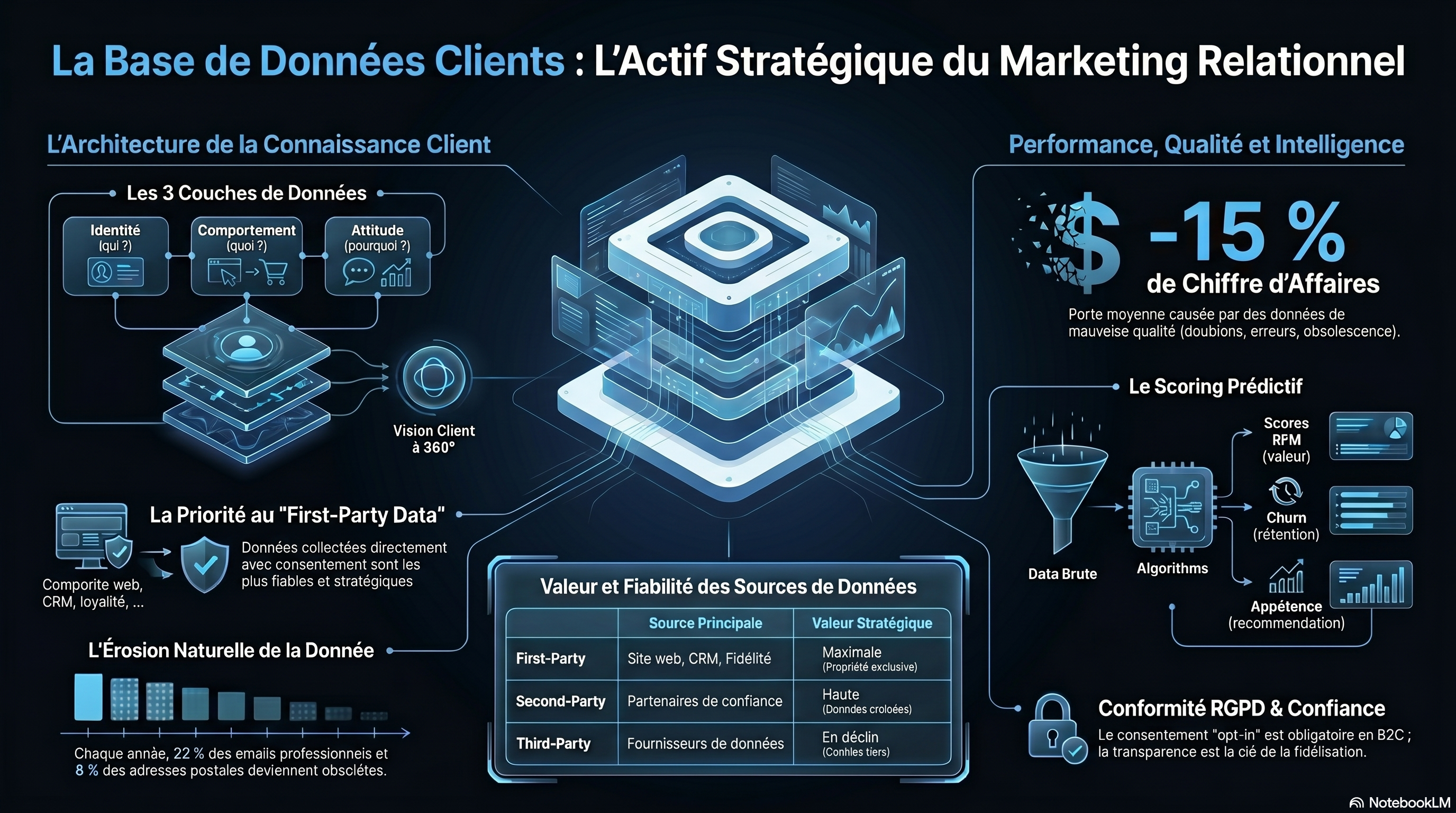 La base de données clients