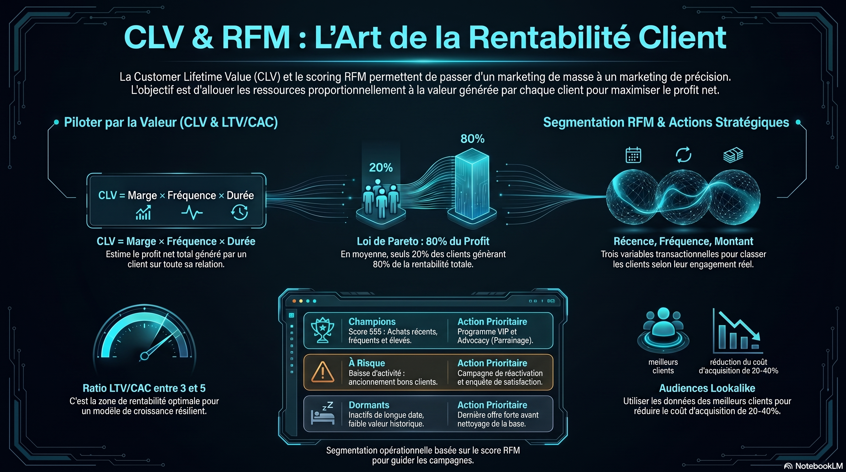La valeur client (CLV) et la segmentation prédictive