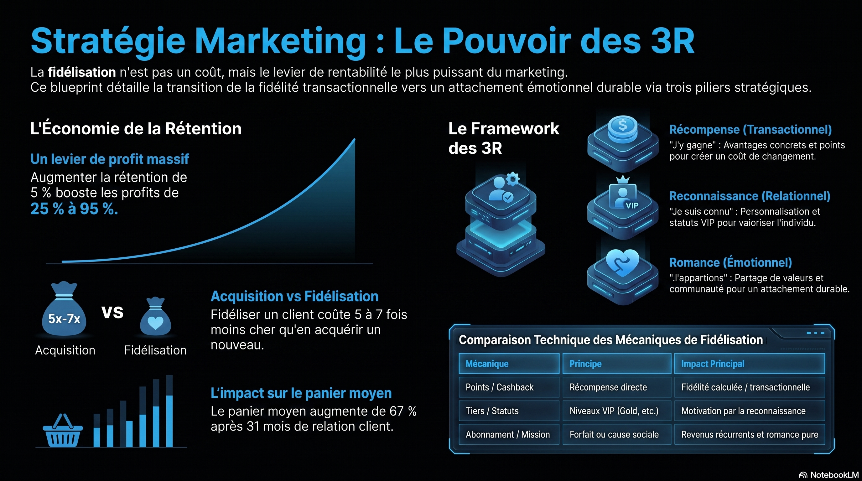 Le marketing de fidélisation (3R)
