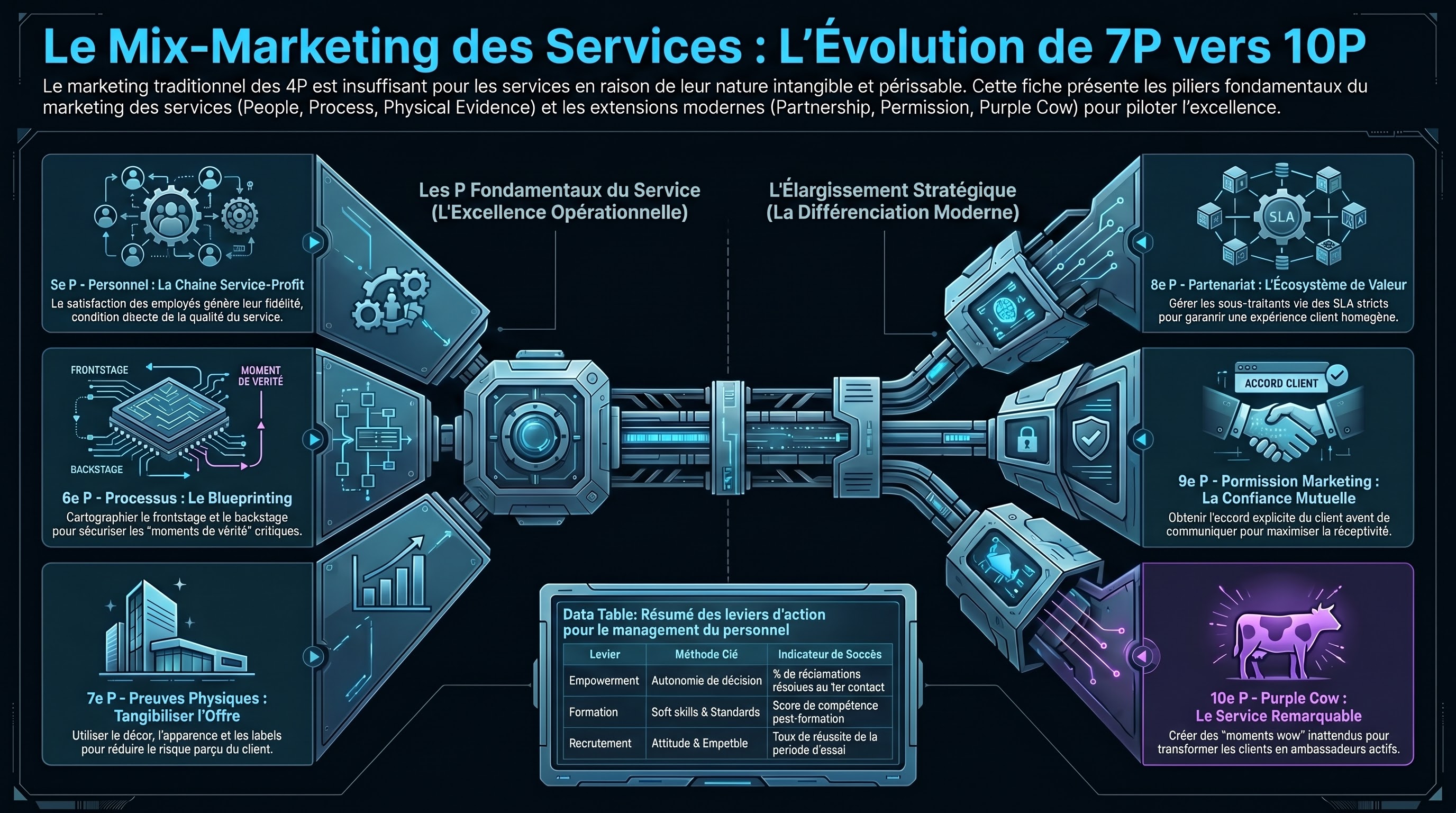 Le mix-marketing des services (10p