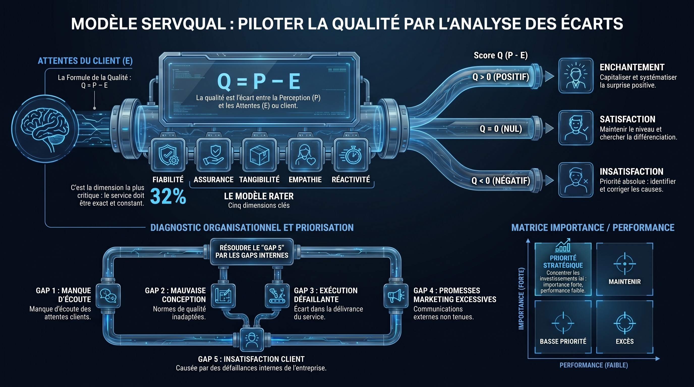 Le modèle SERVQUAL