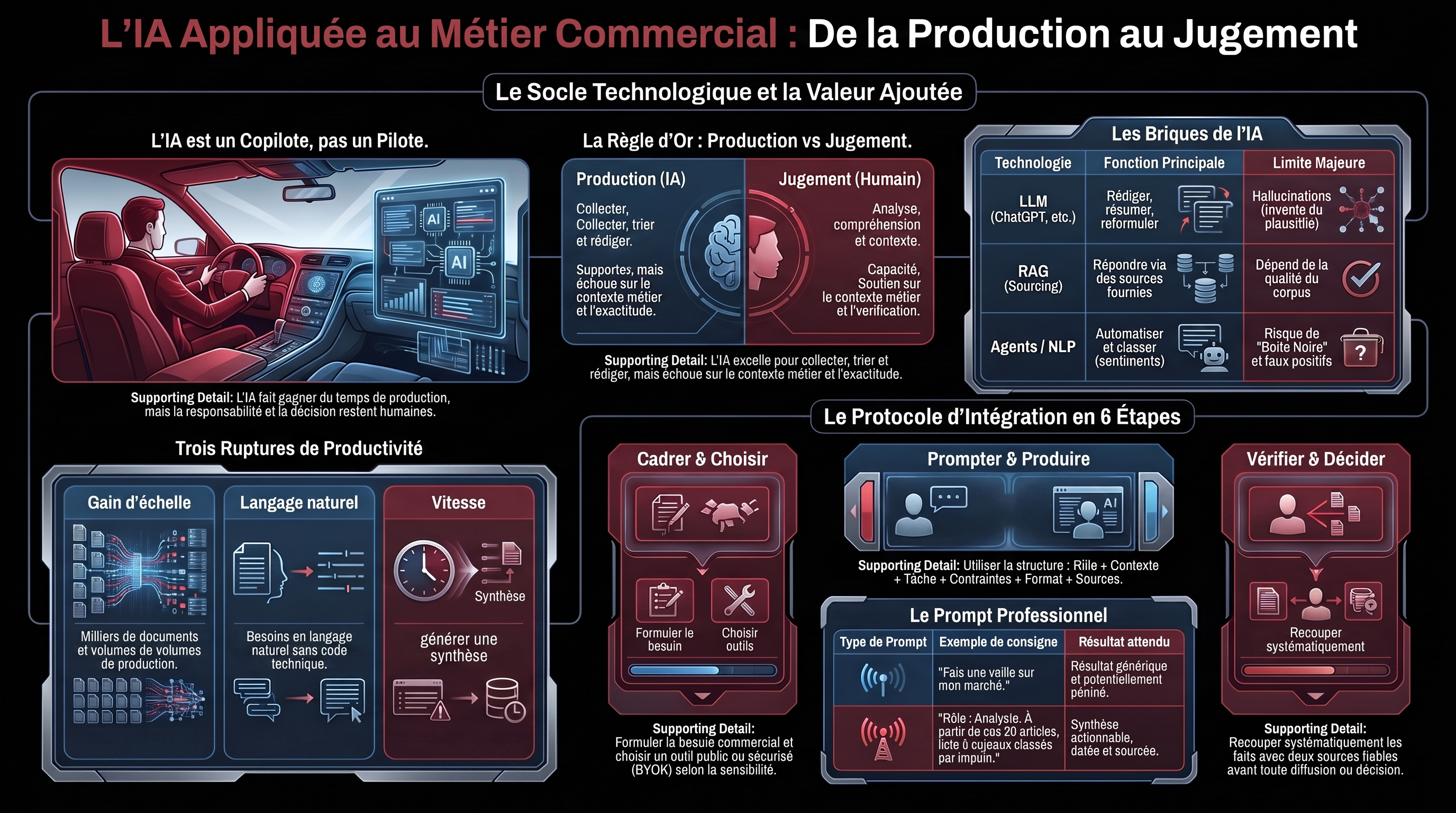 Infographie TM 24 — L'IA appliquée au métier commercial