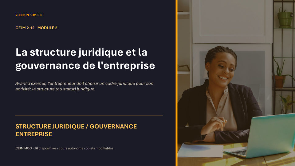 Première diapositive de la fiche CEJM 2.12