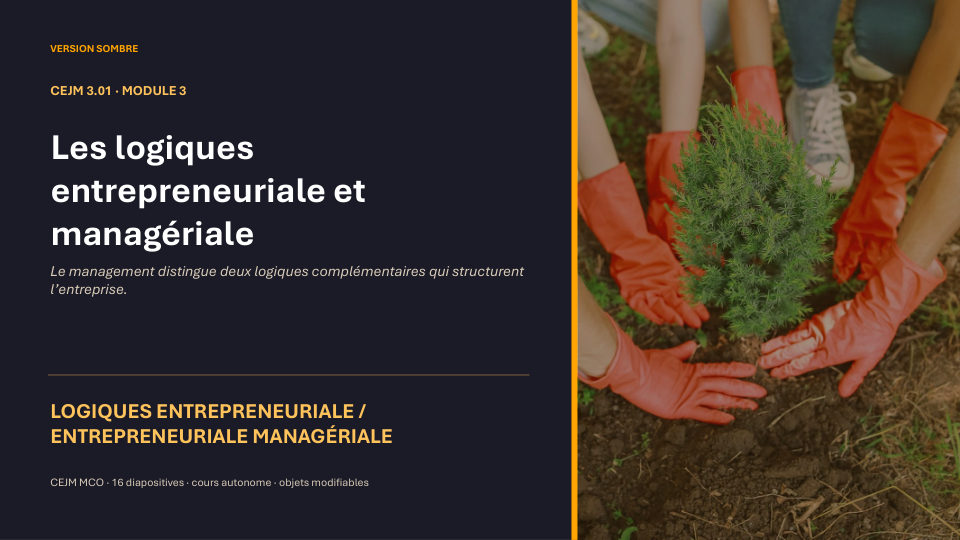 Première diapositive de la fiche CEJM 3.01