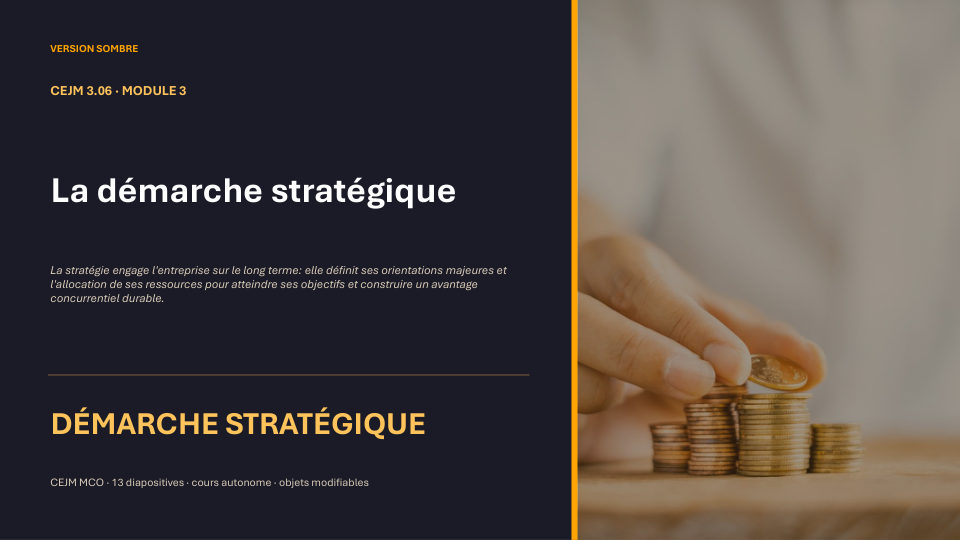 Première diapositive de la fiche CEJM 3.06