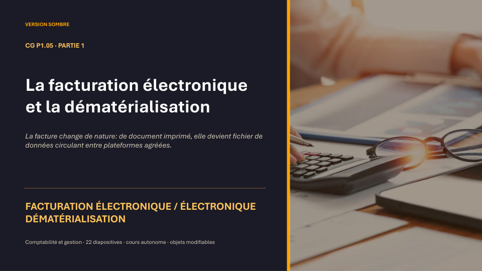 Première diapositive de la fiche CG P1.05