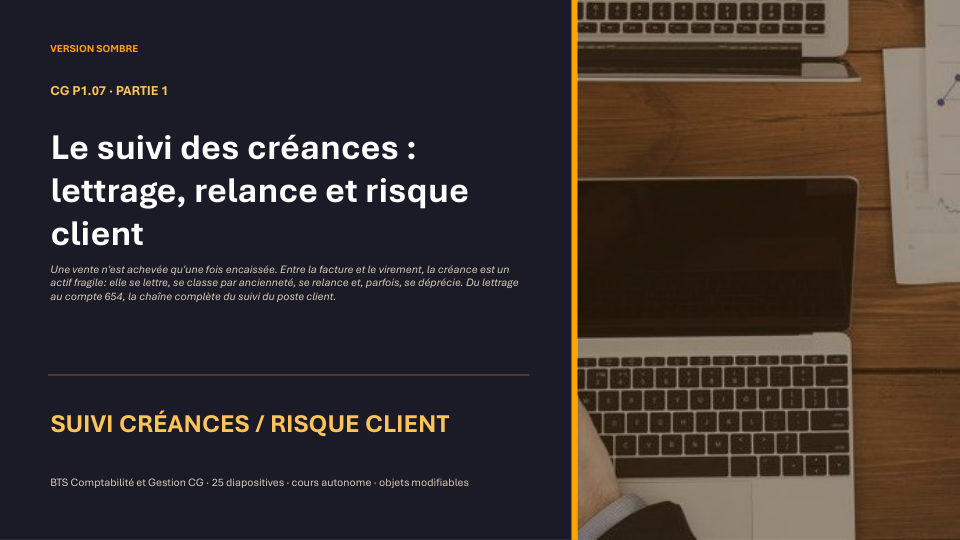 Première diapositive de la fiche CG P1.07