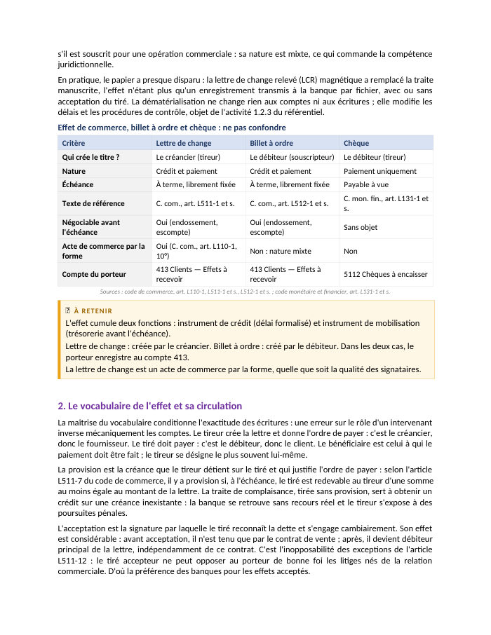 Une page du cours CG P1.08