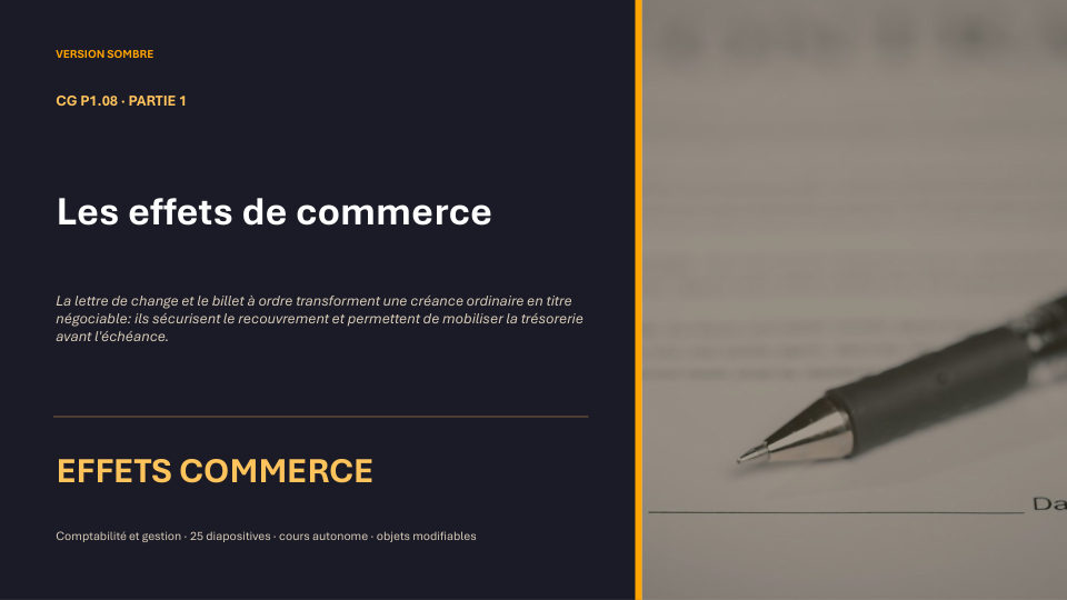 Première diapositive de la fiche CG P1.08