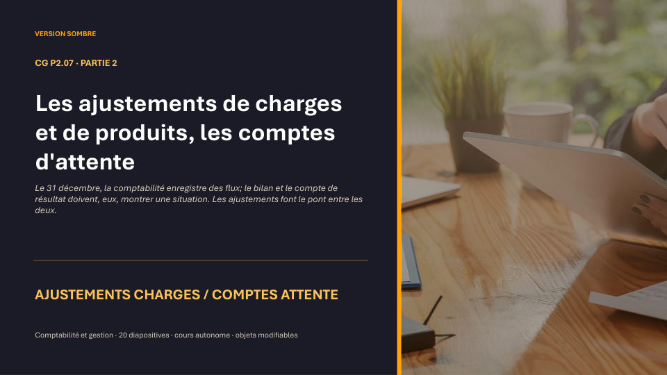 Première diapositive de la fiche CG P2.07