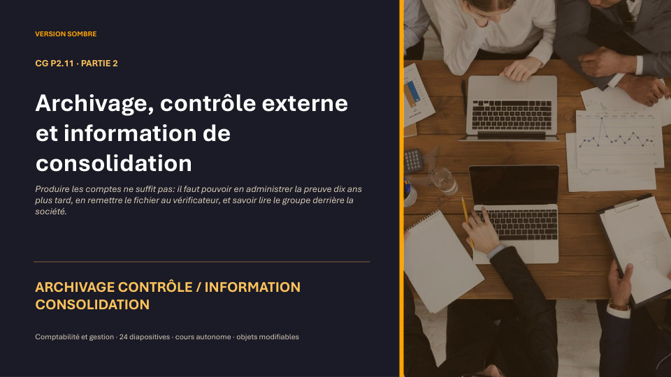 Première diapositive de la fiche CG P2.11