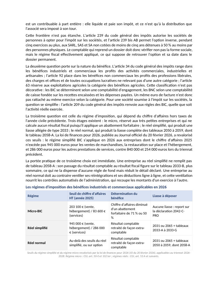 Une page du cours