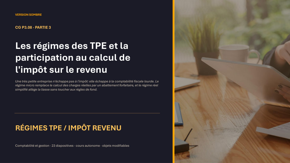 Première diapositive de la fiche CG P3.08