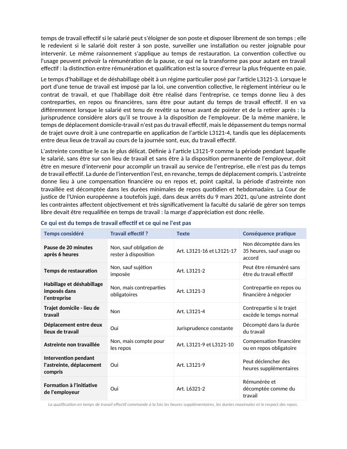 Une page du cours