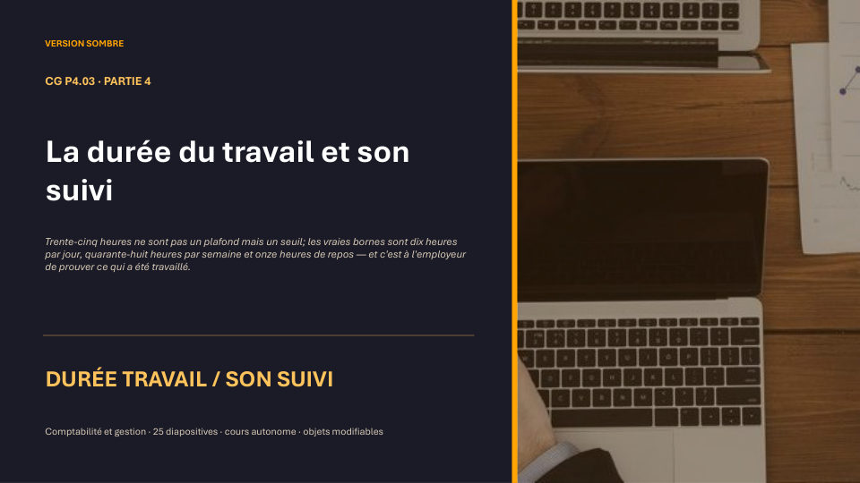 Première diapositive de la fiche CG P4.03