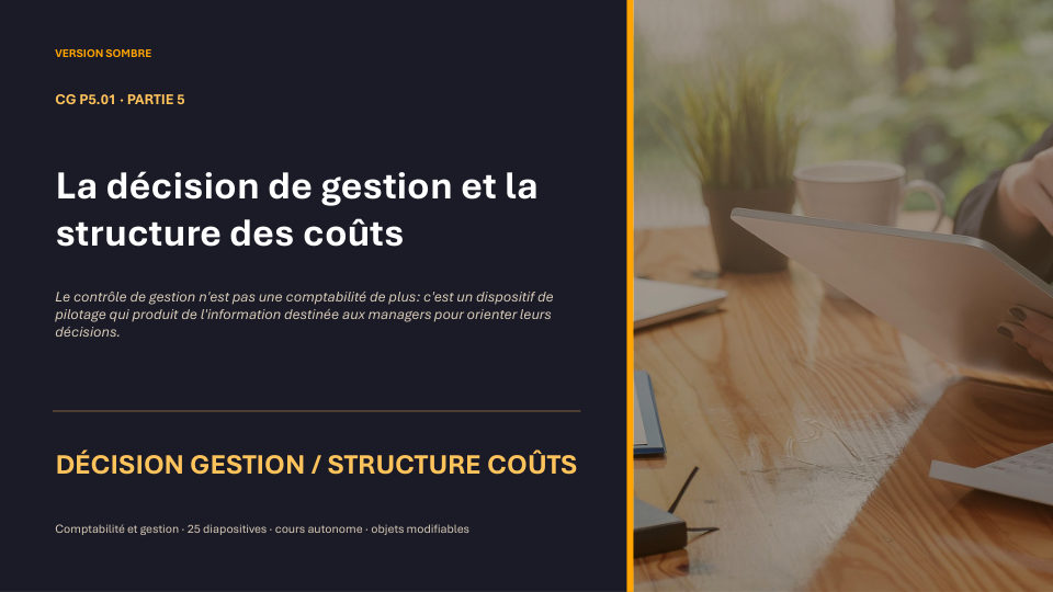Première diapositive de la fiche CG P5.01