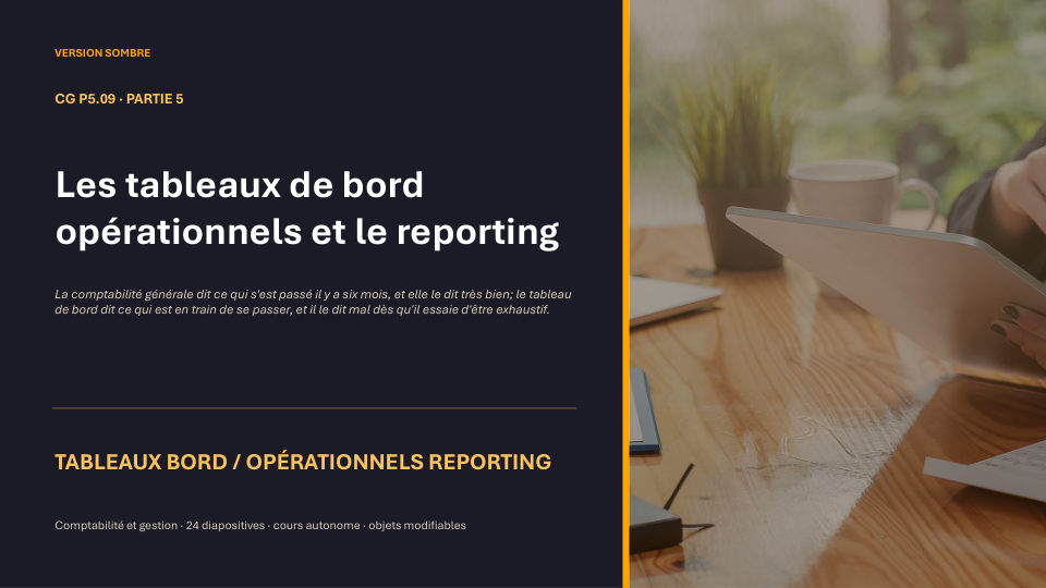 Première diapositive de la fiche CG P5.09