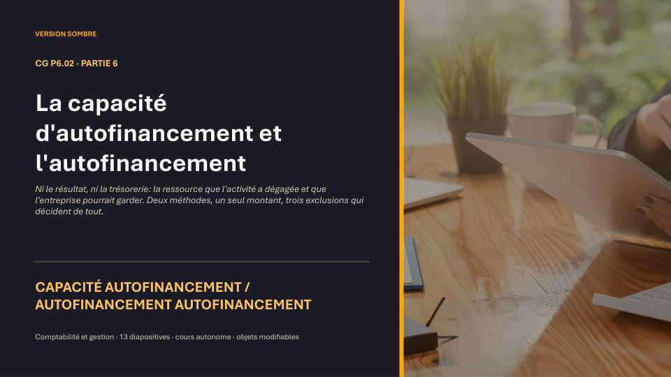 Première diapositive de la fiche CG P6.02