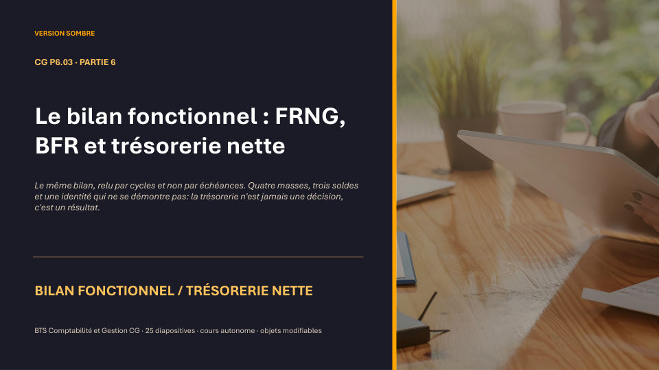 Première diapositive de la fiche CG P6.03