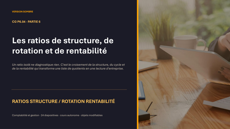 Première diapositive de la fiche CG P6.04