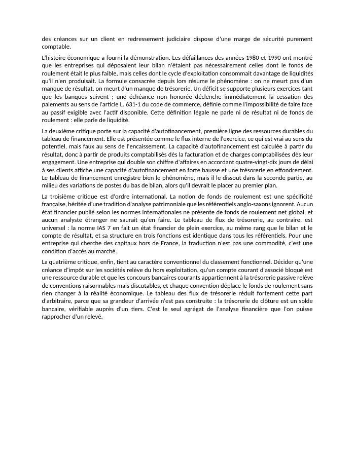 Une page du cours
