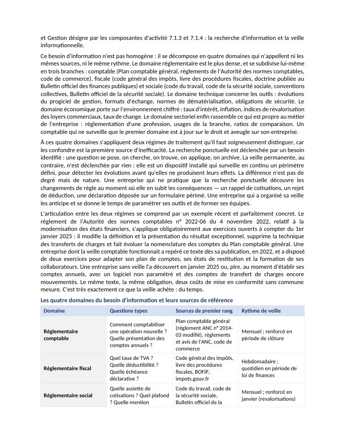 Une page du cours