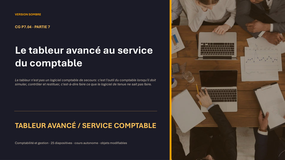 Première diapositive de la fiche CG P7.04